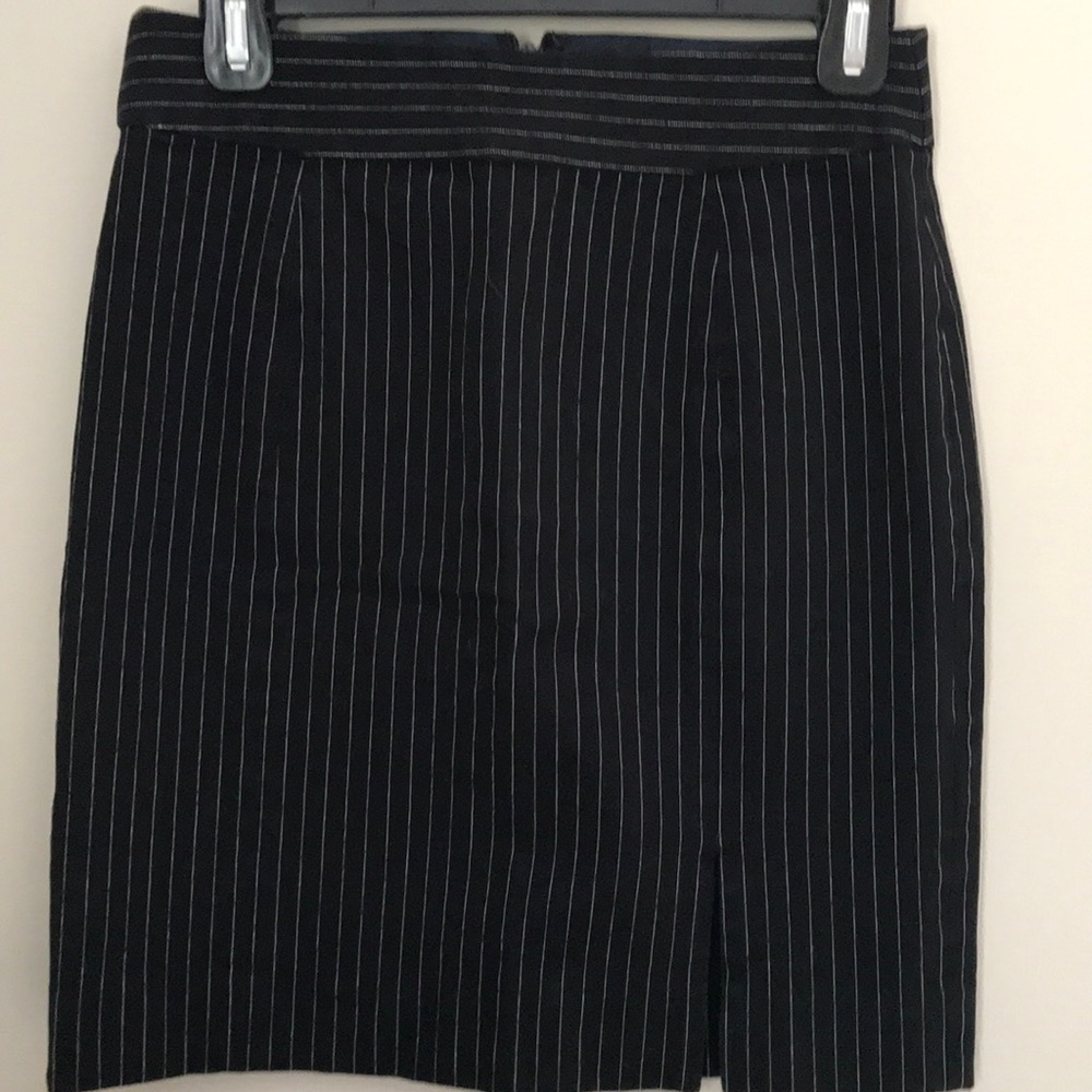 Pinstripe skirt